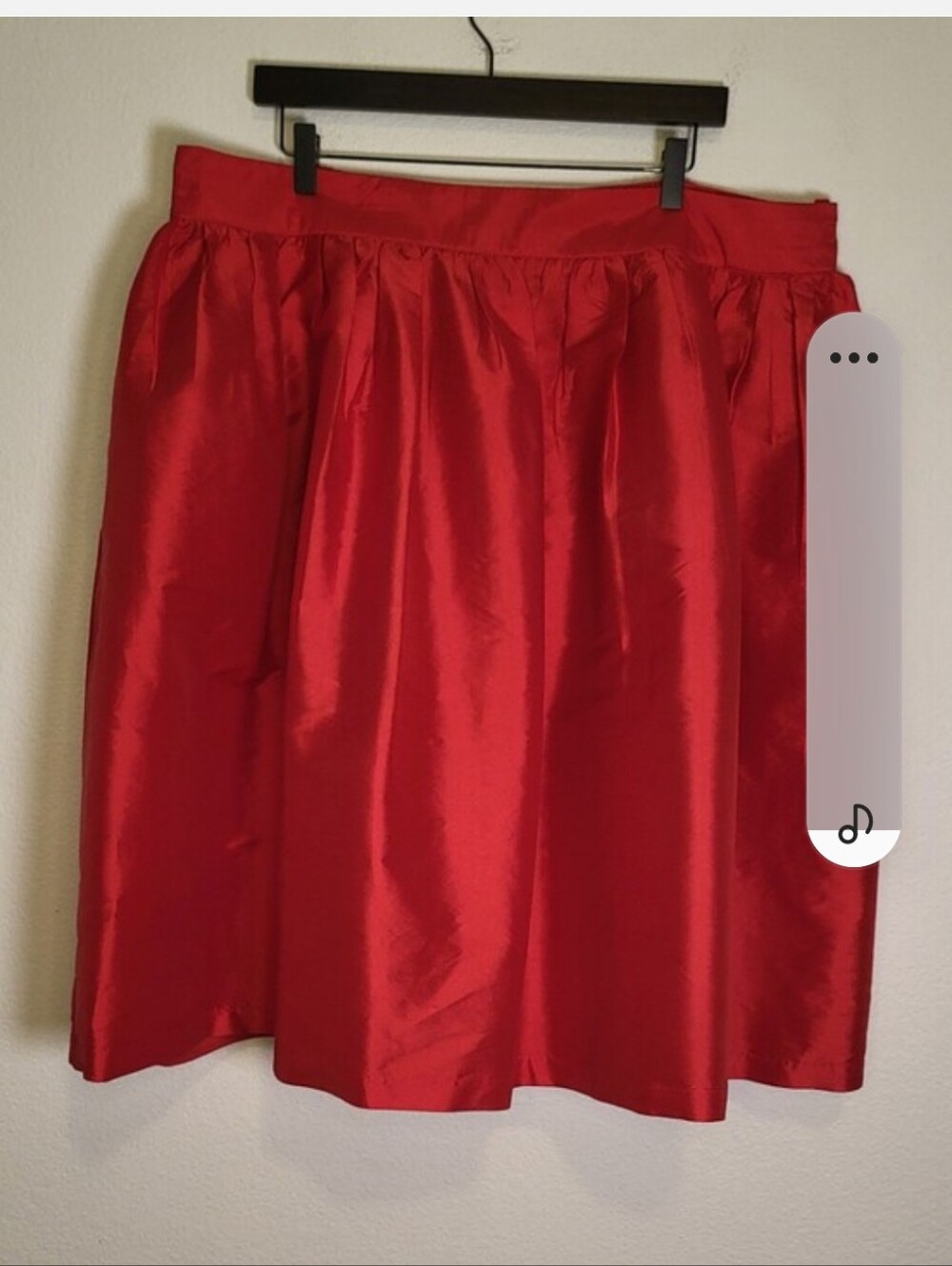 NWT Frances Valentine Barbra Gathered Midi Skirt size XLarge